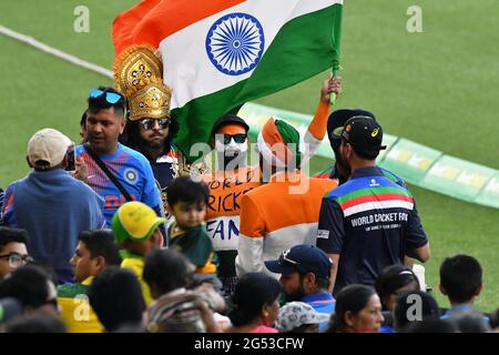 Indien übergab Australien nach seinem Sieg im T20-Spiel in Sydney, Australien, auf den zweiten Platz in der T20-Rangliste.Featuring: Atmosphere wo: Sydney, Australien Wann: 06 Dec 2020 Credit: WENN.com Stockfoto