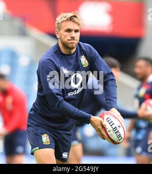 BT Murrayfield .Edinburgh.Schottland Großbritannien. 25. Juni-21 British & Irish Lions Training Session für Japan Match British & Irish Lions Chris Harris während des Trainings. Kredit: eric mccowat/Alamy Live Nachrichten Stockfoto
