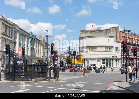 Camden High Street, Camden Town, London Borough of Camden, Greater London, England, Vereinigtes Königreich Stockfoto