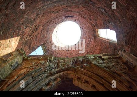 SAINT BENETS ABBEY INNENRAUM NORFOLK BROADS Stockfoto