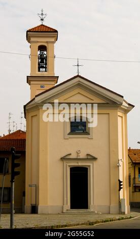 Cesate, Mailand, Lombardei, Italien. Santuario della Beata Vergine delle Grazie (Heiligtum der seligen Jungfrau der Grazien). Stockfoto