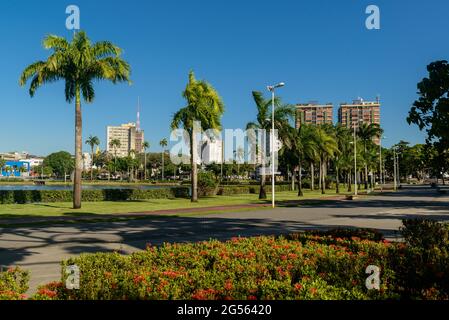 Lagune von Solon de Lucena Park, Joao Pessoa, Paraiba, Brasilien am 25. Juni 2021. Stockfoto