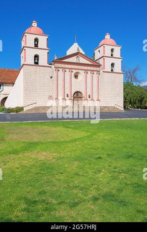 Mission Santa Barbara, Santa Barbara, Kalifornien, USA Stockfoto