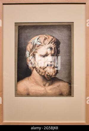 Ulysses in Draguignan : Johann Heinrich Wilhelm TISCHBEIN : Polypheme (ca 1800) Stockfoto