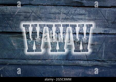 Social Media Konzept Text auf Hintergrund Stockfoto