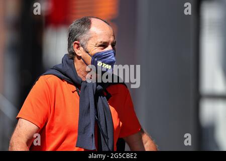 Spielberg, Österreich. Juni 2021. Gerhard Berger (AUT). Steiermark Grand Prix, Samstag, 26. Juni 2021. Spielberg, Österreich. Quelle: James Moy/Alamy Live News Stockfoto