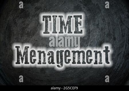 Zeit-Management-Konzept Stockfoto