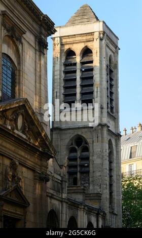 Kirche Saint-Nicolas du Chardonnet in Paris, Frankreich. Stockfoto
