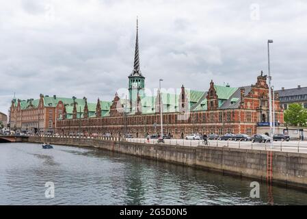 Børsen, Ved Stranden, Kopenhagen, Dänemark Stockfoto