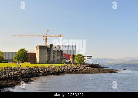 Newark Castle Stockfoto