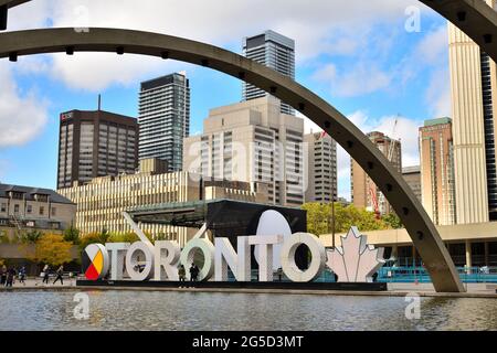 Ein Spaziergang in Toronto Stockfoto