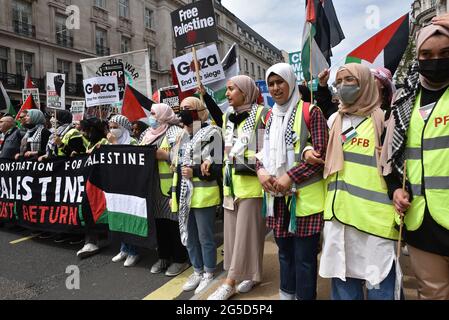 London, Großbritannien. Juni 2021. Volksversammlung, Nationale Demonstration durch das Zentrum Londons. Kredit: Matthew Chattle/Alamy Live Nachrichten Stockfoto