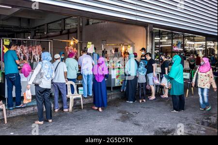 Zentralmarkt Kota Kinabalu Sabah Borneo Malaysia Stockfoto