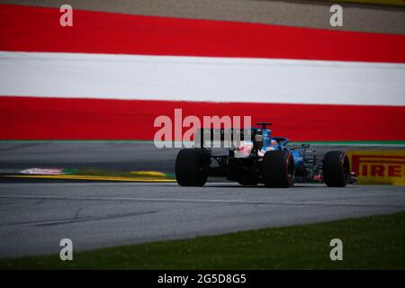 Spielberg, Österreich. Juni 2021. #14 Fernando Alonso, Alpine. Formel 1 Weltmeisterschaft 2021, Steirischer GP 2021, 24-27. Juni 2021 Quelle: Independent Photo Agency/Alamy Live News Stockfoto