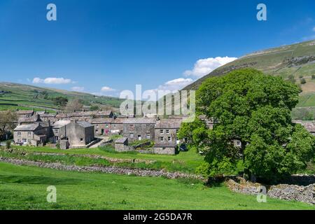 Weiler Thwaite am oberen Ende von Swaledale in North Yorkshire, Großbritannien. Stockfoto