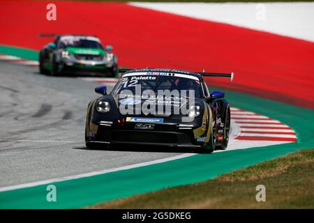 Spielberg, Österreich. Juni 2021. # 12 Steven Palette (F, CLRT), Porsche Mobil 1 Supercup am Red Bull Ring am 26. Juni 2021 in Spielberg, Österreich. (Foto von HOCH ZWEI) Quelle: dpa/Alamy Live News Stockfoto