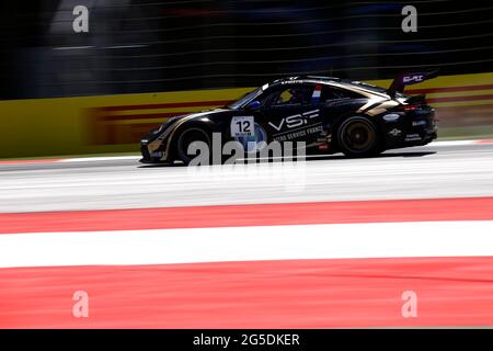 Spielberg, Österreich. Juni 2021. # 12 Steven Palette (F, CLRT), Porsche Mobil 1 Supercup am Red Bull Ring am 26. Juni 2021 in Spielberg, Österreich. (Foto von HOCH ZWEI) Quelle: dpa/Alamy Live News Stockfoto