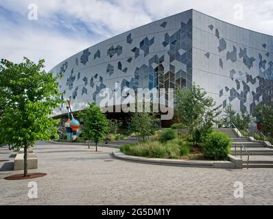 Calgary Public Library in der Innenstadt von Alberta Stockfoto