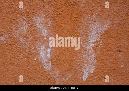 Abstrakt alten Grunge braun orange Stuck Hintergrund Stockfoto