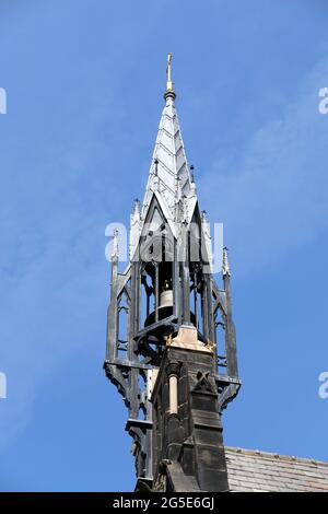 Bellcote of St. Vincent de Paul Catholic Church in Liverpool Stockfoto