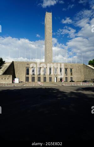 Olympiastadion, Geplant von Adolf Hitler für die Olympischen Spiele 1936,Olympiastadion, Berlin, Otto March, Hertha BSC Berlin, Berliner Olympiastadion, Stockfoto