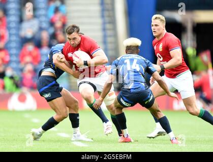 BT Murrayfield .Edinburgh.Schottland Großbritannien. 26. Juni-21 British & Irish Lions / Japan Jack Conan British & Irish Lions / Kotaro Matsushima, Japan (14) Quelle: eric mccowat/Alamy Live News Stockfoto