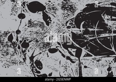 Distressed Overlay schöne schwarze Grunge Textur der verrosteten geschälten metal.grunge Hintergrund abstrakt Stock Vektor