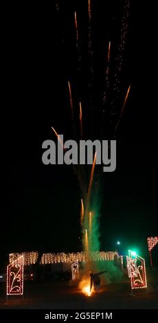 Feuerwerk Stockfoto