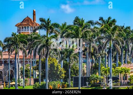 Mar-A-Lago Trumps ehemaliges President's House National Historic Landmark Palm Beach Florida Stockfoto