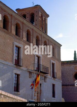 PALACIO DONDE SE FIRMO EL TRATADO DE TORDESILLAS EN 1494. LAGE: CASAS DEL TRATADO. Tordesillas. Valladolid. SPANIEN. Stockfoto