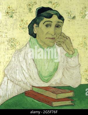 Vincent Van Gogh - Porträt Madame Ginoux L Arlesienne 1888 Stockfoto