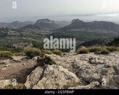 Puig de l’Ofre, Mallorca, Balearen Stockfoto