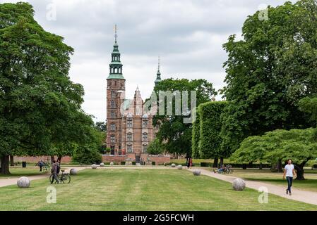 Kongens Have, Rosenborg Slot, Kopenhagen, Dänemark Stockfoto