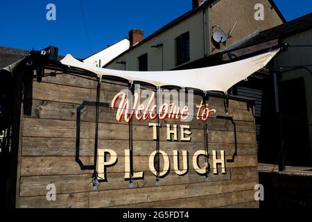 The Plough Pub, Brackley, Northamptonshire, England, Großbritannien Stockfoto