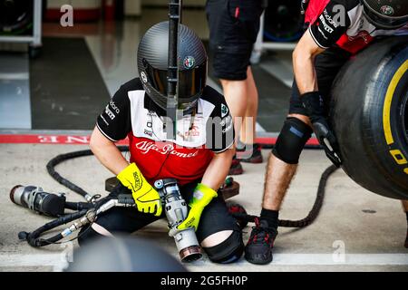 Alfa Romeo Racing ORLEN Team, F1 Grand Prix der Steiermark am Red Bull Ring am 24. Juni 2021 in Spielberg, Österreich. (Foto von HOCH ZWEI) Stockfoto