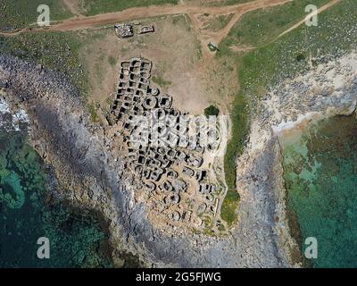 Necropolis de Son Real, Mallorca, Balearen Stockfoto