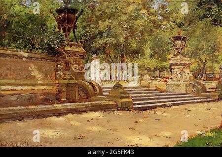 William Merritt Chase - Prospect Park Brooklyn 02 1887 Stockfoto