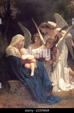 William-Adolphe Bouguereau (1825-1905) - Song Angels 1881 Stockfoto