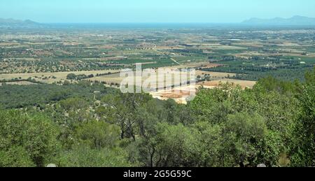 Puig de Santa Magdalena, Mallorca, Balearen Stockfoto