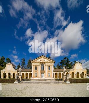 MASER, VENETIEN, ITALIEN - APRIL 13 2018 : Villa Barbaro. Stockfoto