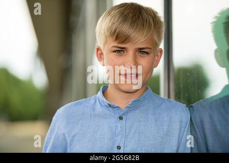 Phil Schaller bei den Proben zum Hope-Jubiläumskonzert (Hope-Gala) im ICD Int. Kongresszentrum Dresden. 26.06.2021 Stockfoto