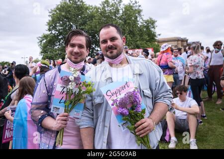 Dritte Auflage von London Trans Pride Stockfoto