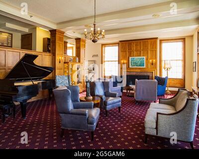 Boulder City, 6. Mai 2021 - Innenansicht des Boulder City-Hoover Dam Museums Stockfoto