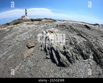 Far de Favaritx, Menorca, Balearen Stockfoto