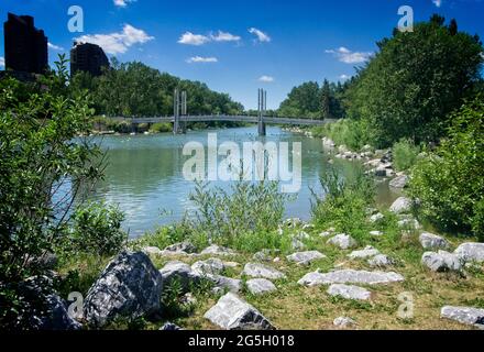 Prince's Island Calgary, Alberta Stockfoto