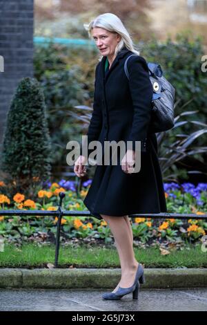 Amanda Milling, britische Politikerin, neue Vorsitzende der Konservativen Partei, Abgeordnete für Cannock Chase, in Downing Street, London, England, Großbritannien Stockfoto