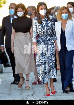 Madrid, Spanien. Juni 2021. Spanische Königin Letizia während des Wolrd Blindness Summit Madrid 2021 in Madrid am Montag, den 28. Juni 2021. Quelle: CORDON PRESS/Alamy Live News Stockfoto