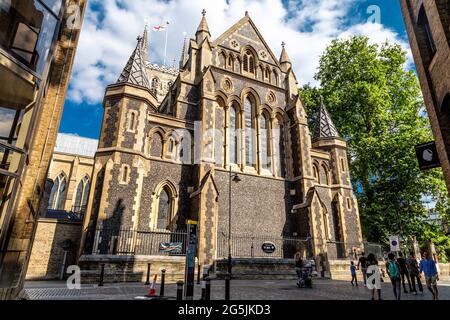 Außenansicht der Southwark Cathedral, London Bridge, London, Großbritannien Stockfoto