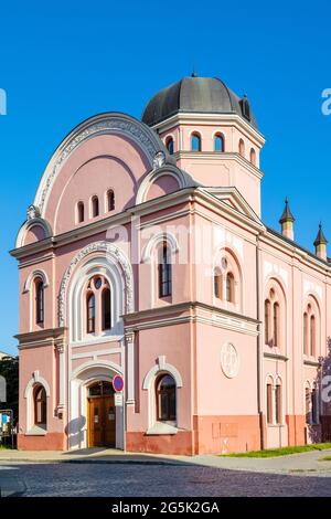 Bývalá židovská synagoga, Uherské Hradiště, Morava, Česká republika / Bibliothek - Jüdische Synagoge, Uherske Hradiste, Tschechische Republik Stockfoto