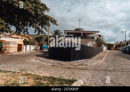 RIO DE JANEIRO, BRASILIEN - 12. Mai 2020: Wunderschöne Aufnahme eines Strandes in Rio de Janeiro Stockfoto
